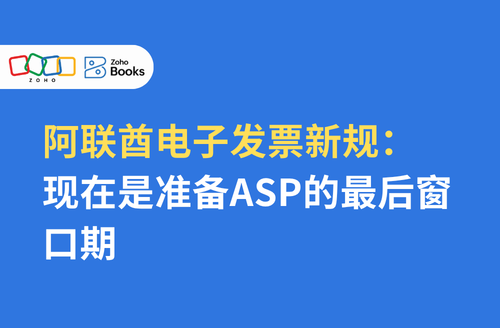阿联酋电子发票新规:现在是准备ASP的最后窗口期