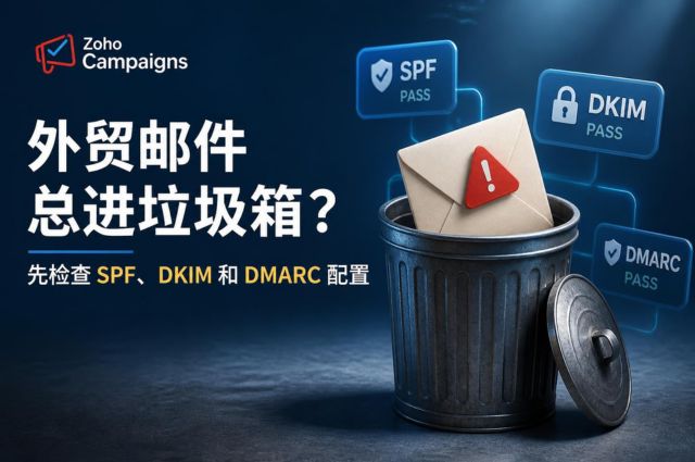 外贸邮件总进垃圾箱?先检查 SPF、DKIM 和 DMARC 配置