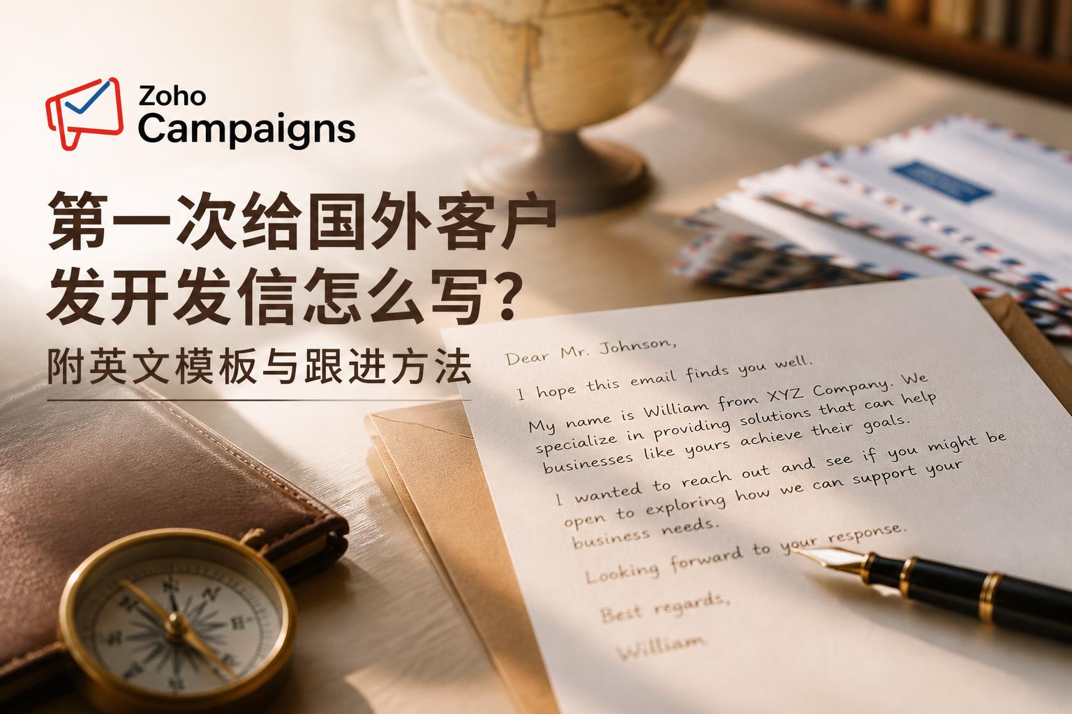 第一次给国外客户发开发信怎么写?附英文模板与跟进方法