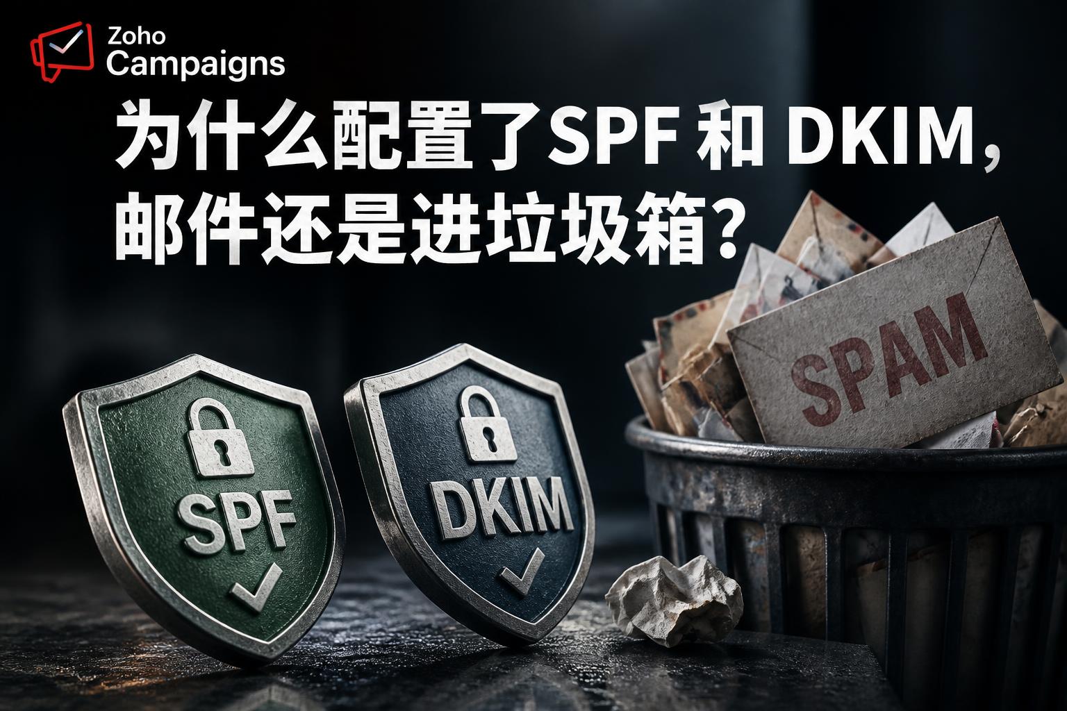 为什么配置了 SPF 和 DKIM,邮件还是进垃圾箱?