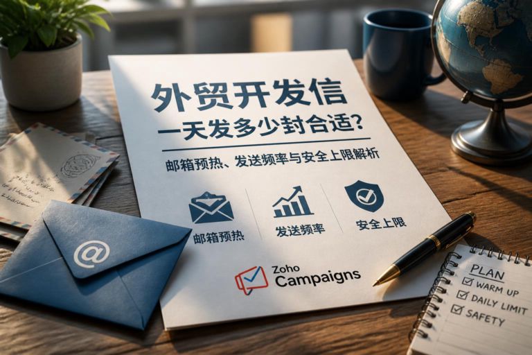 外贸开发信一天发多少封合适?邮箱预热、发送频率与安全上限解析