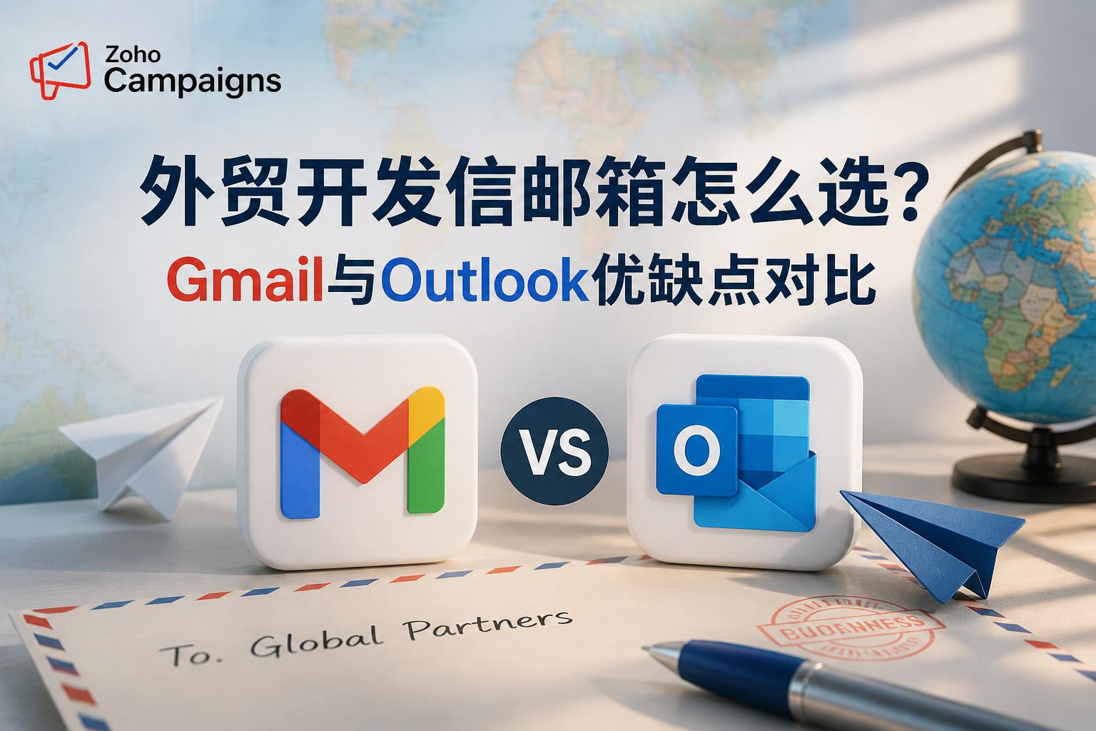 外贸开发信邮箱怎么选?Gmail与Outlook优缺点对比