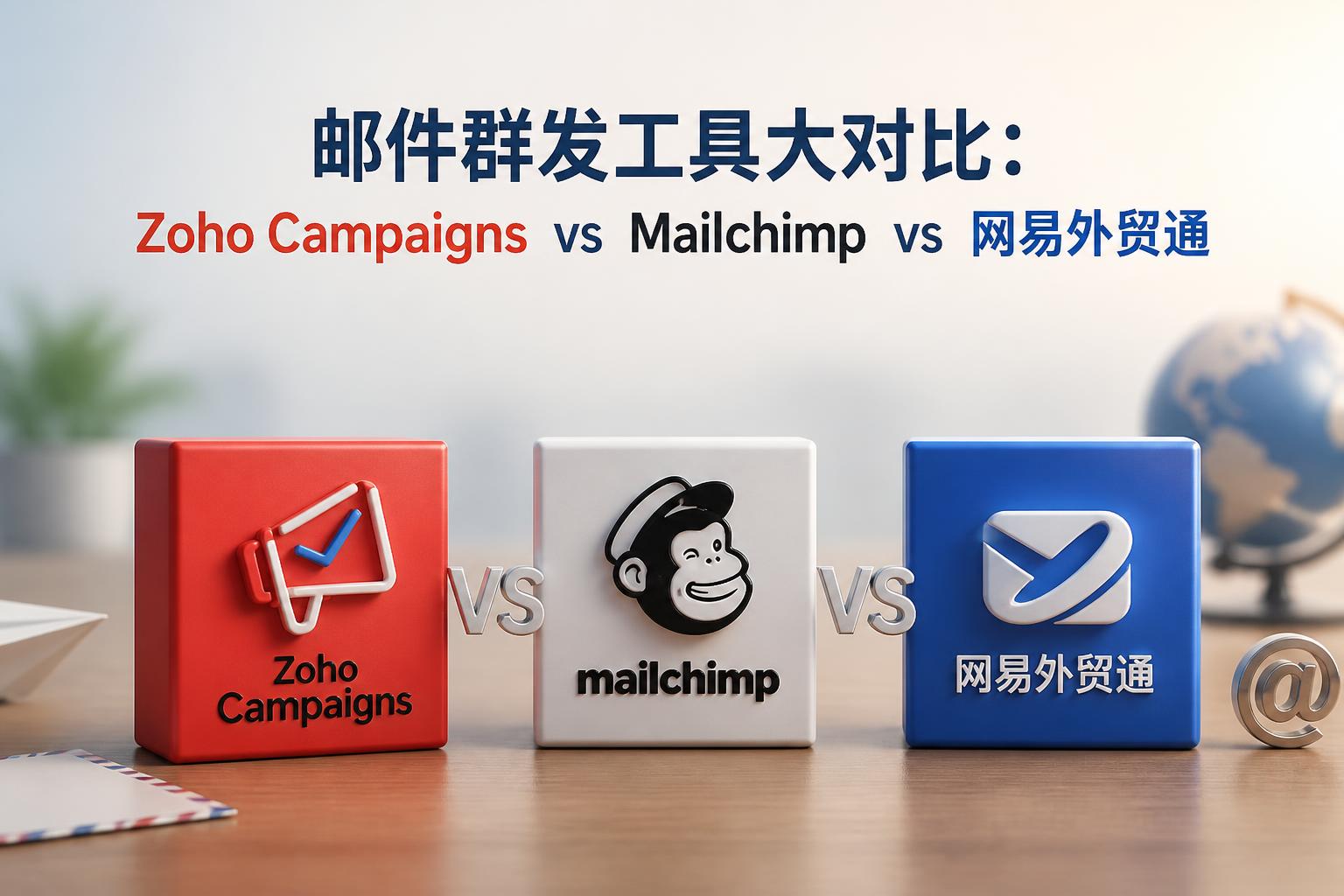 邮件群发工具大对比:Zoho Campaigns vs Mailchimp vs 网易外贸通