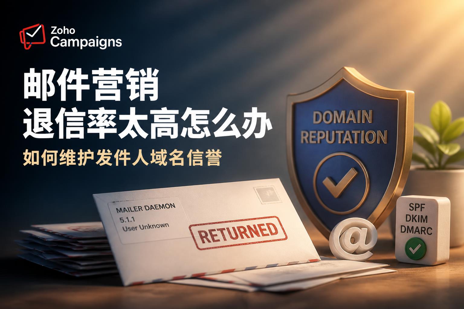 邮件营销退信率太高怎么办,如何维护发件人域名信誉