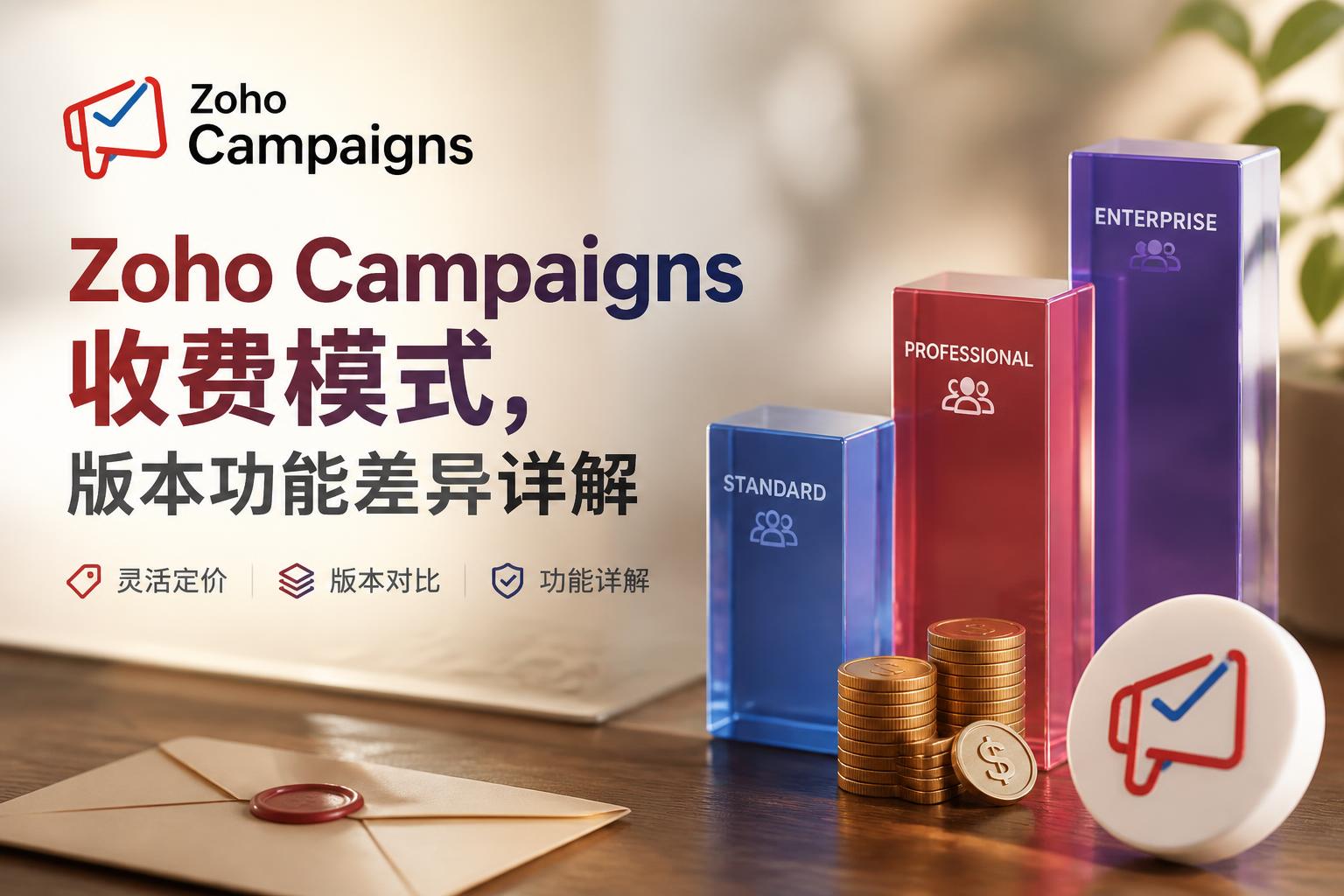 Zoho Campaigns 收费模式,版本功能差异详解