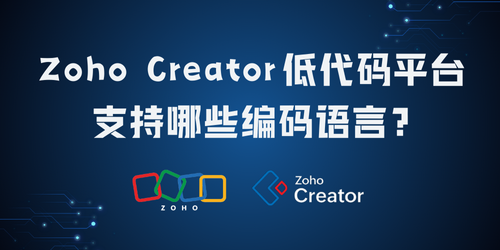 Zoho Creator低代码平台支持哪些编码语言？