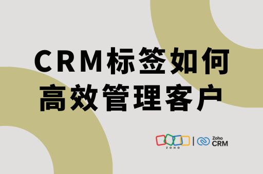 CRM标签如何高效管理客户