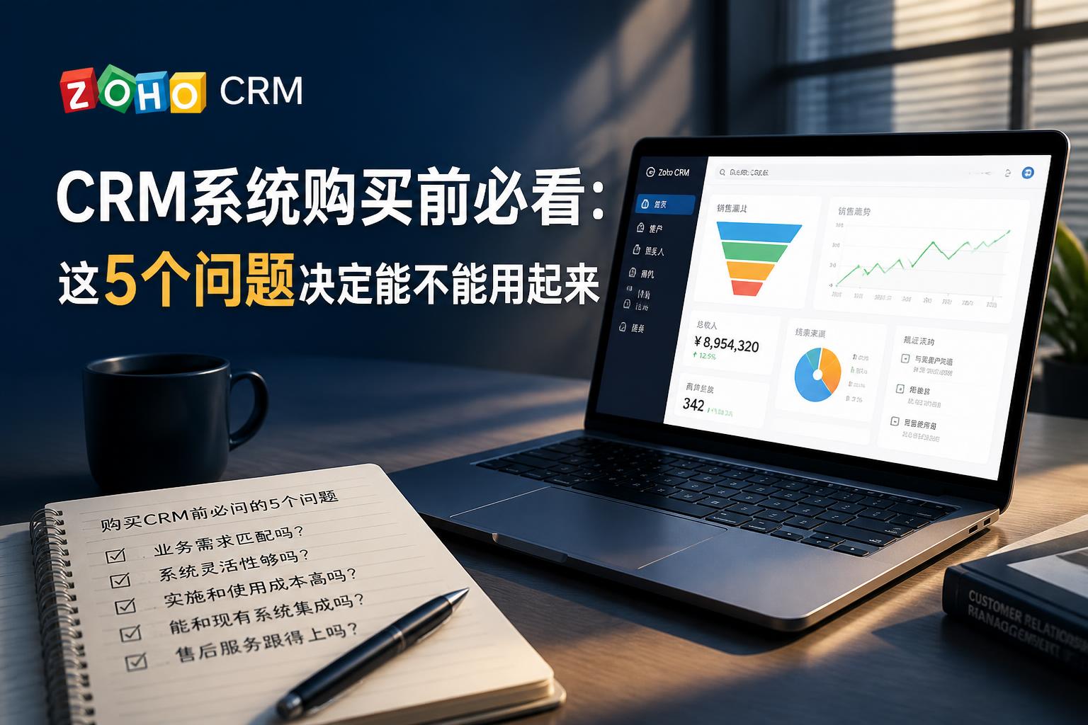 CRM系统购买前必看:这5个问题决定能不能用起来