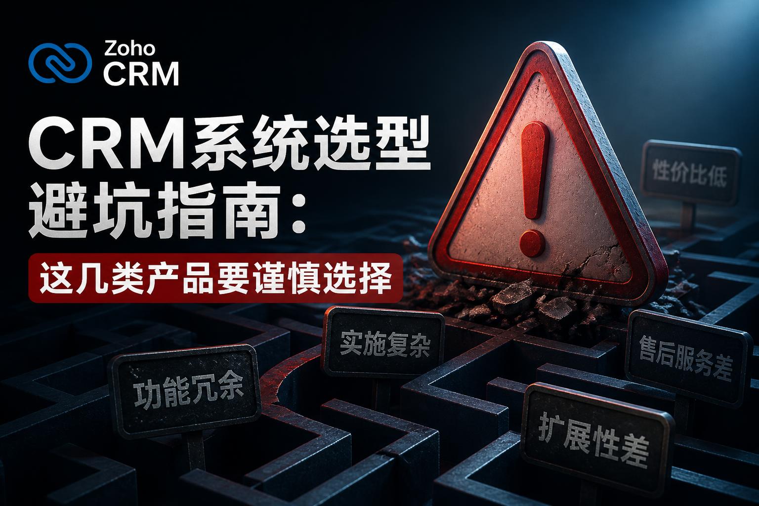 CRM系统选型避坑指南：这几类产品要谨慎选择