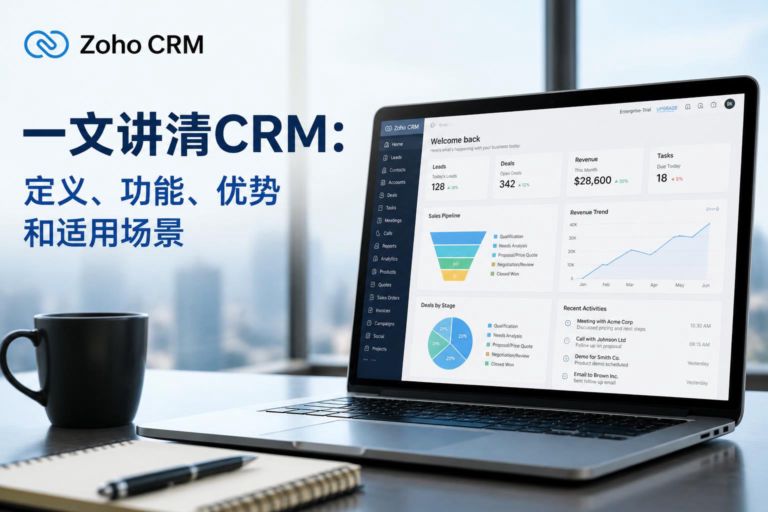 一文讲清CRM:定义、功能、优势和适用场景