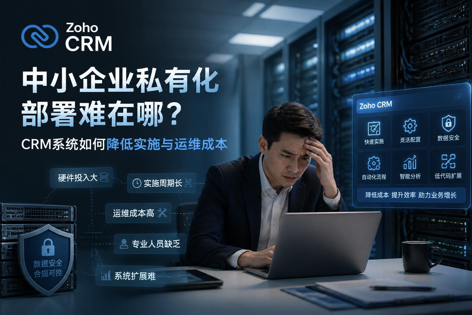 中小企业私有化部署难在哪?CRM系统如何降低实施与运维成本