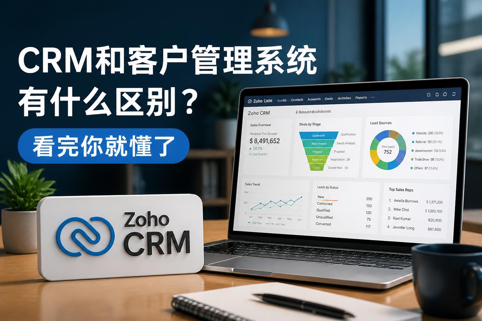 CRM和客户管理系统有什么区别?看完你就懂了