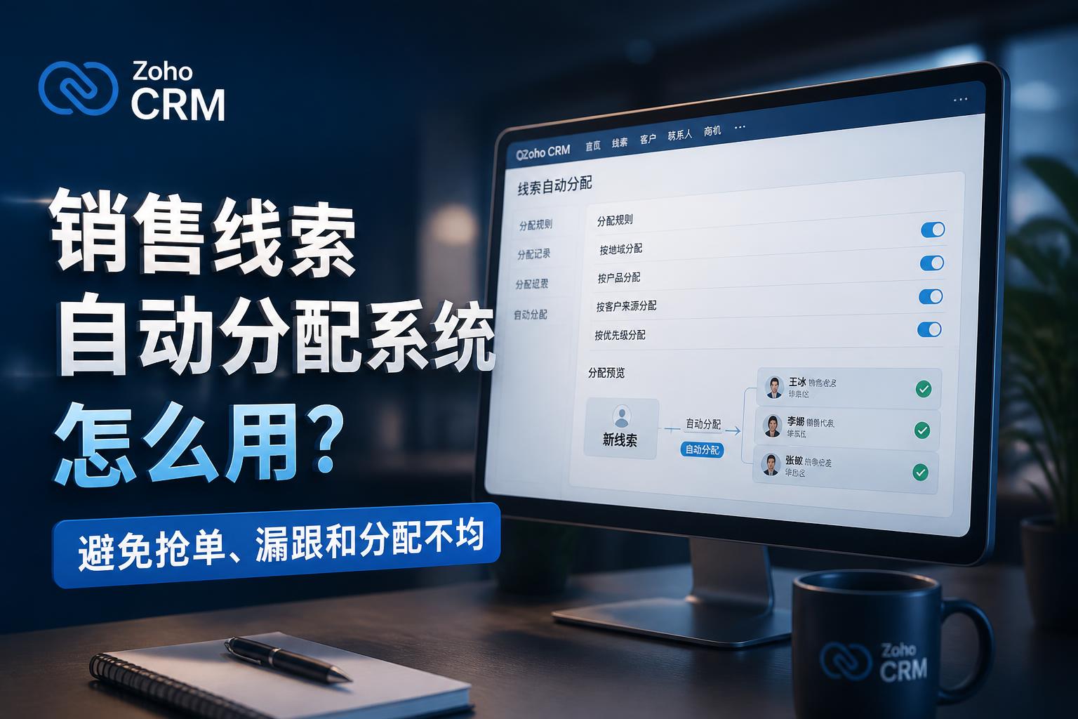 销售线索自动分配系统怎么用?避免抢单、漏跟和分配不均