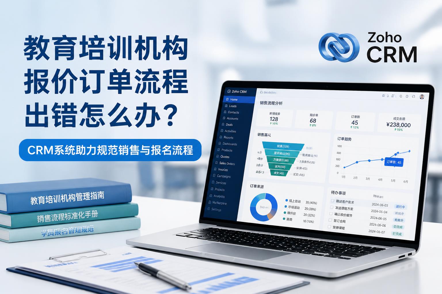 教育培训机构报价订单流程出错怎么办？CRM系统助力规范销售与报名流程