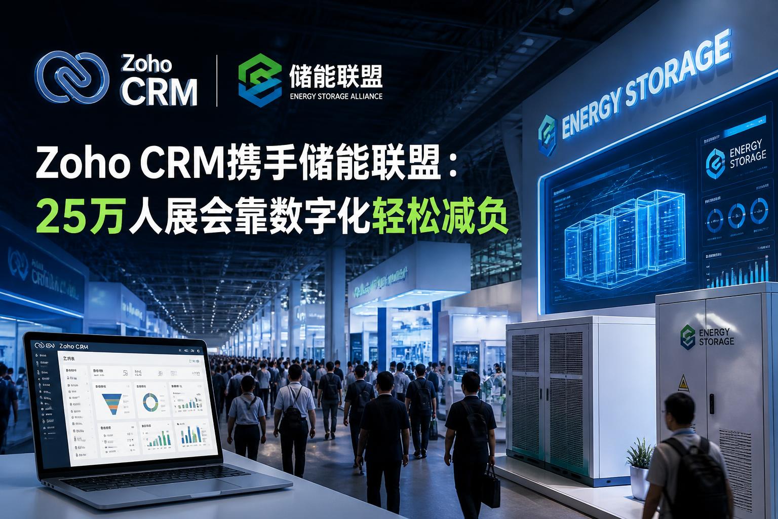 Zoho CRM携手储能联盟：25万人展会靠数字化轻松减负