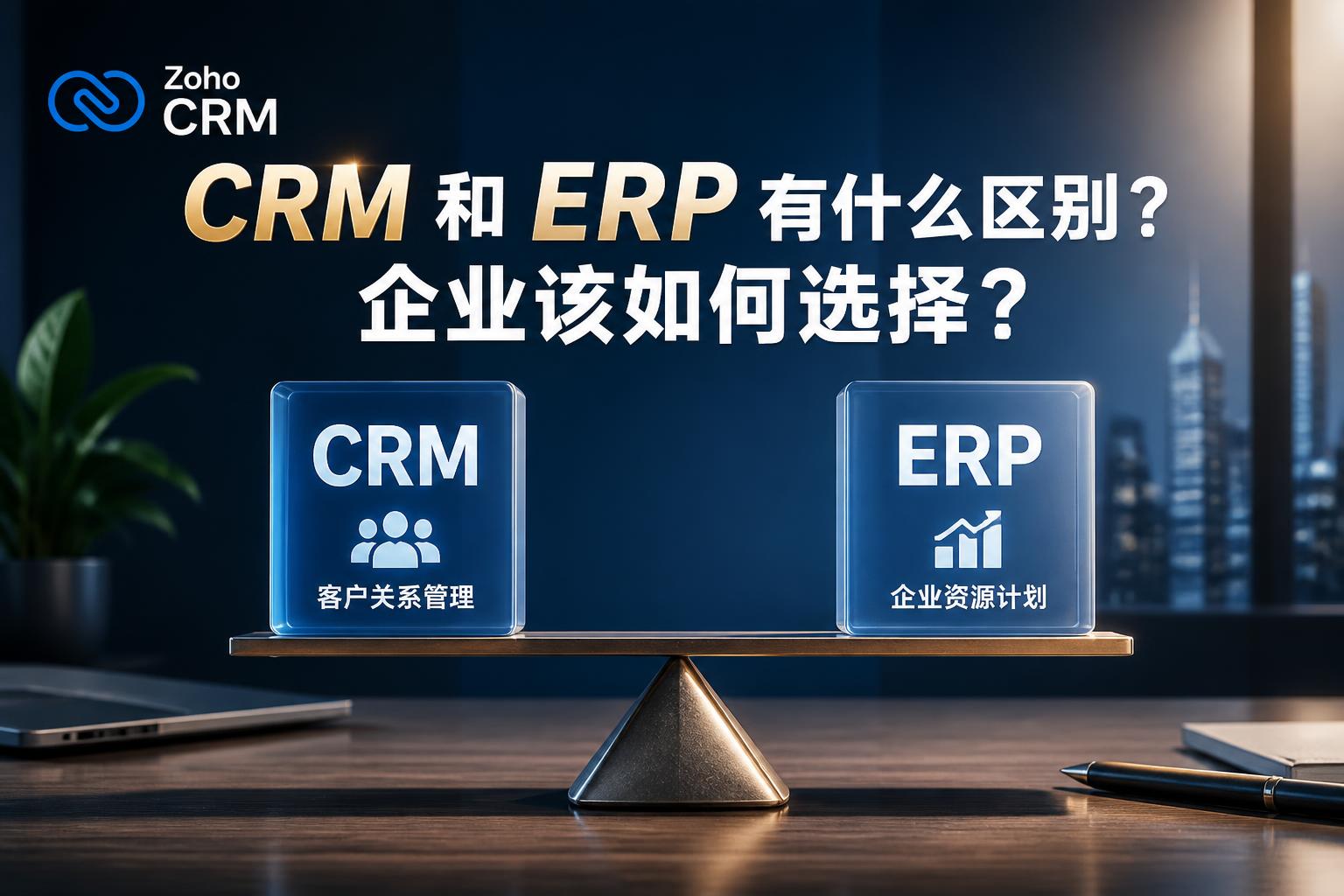 CRM 和 ERP 有什么区别?企业该如何选择?