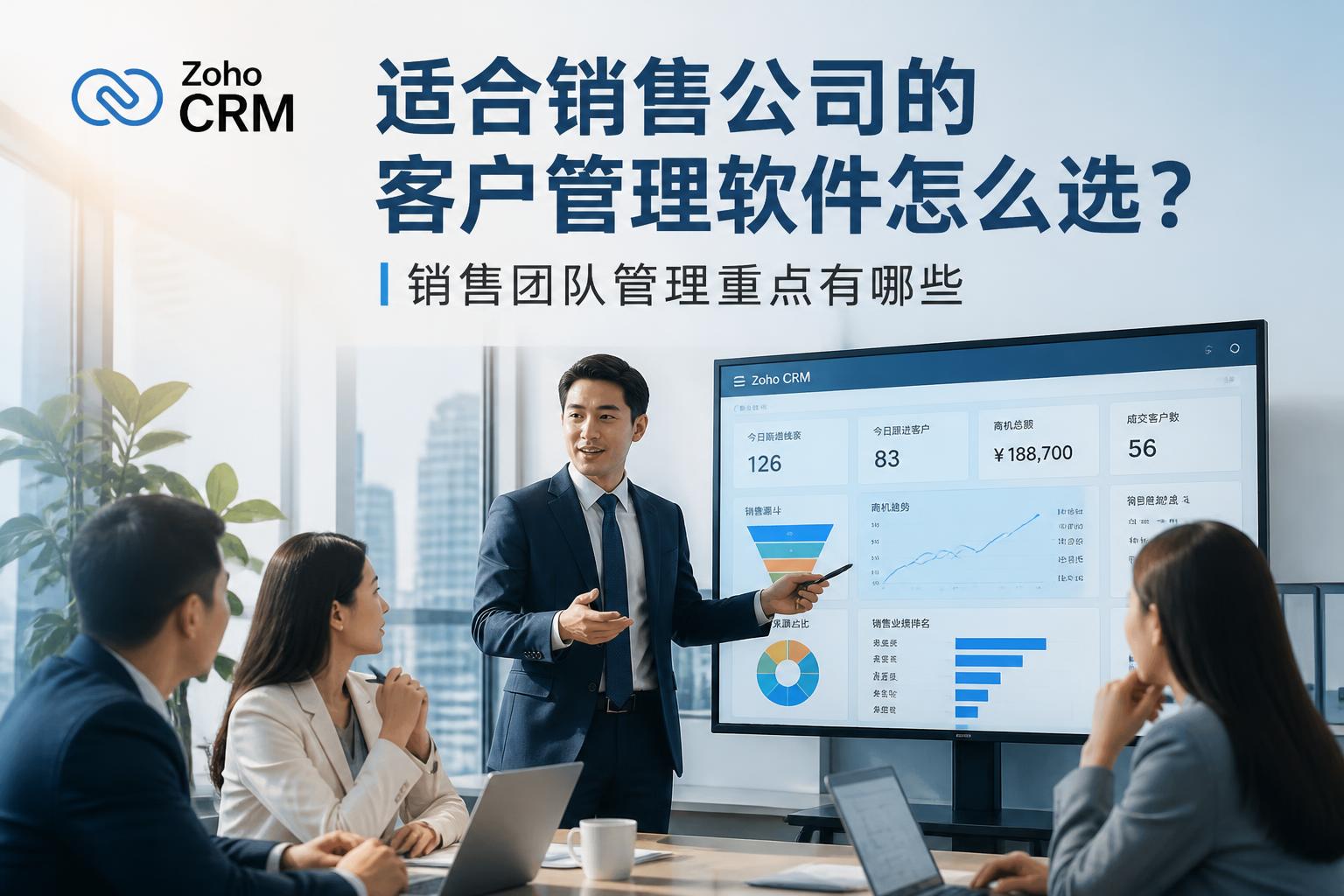 适合销售公司的客户管理软件怎么选?销售团队管理重点有哪些
