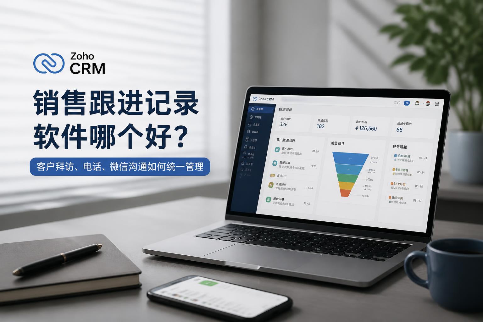 销售跟进记录软件哪个好?客户拜访、电话、微信沟通如何统一管理