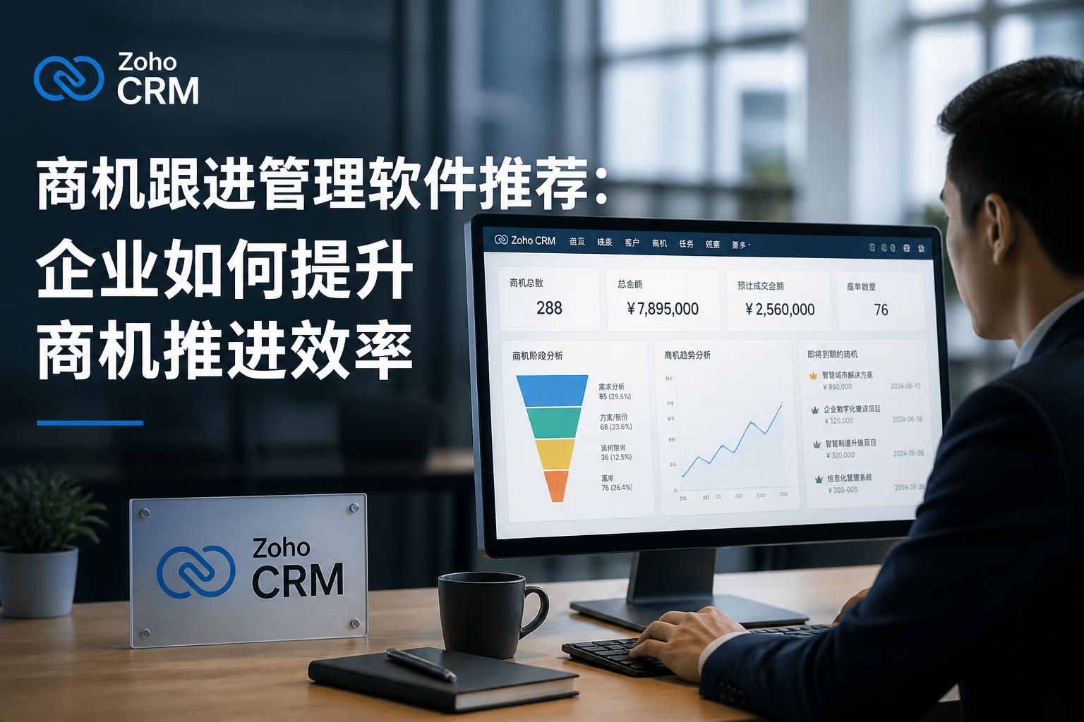 商机跟进管理软件推荐:企业如何提升商机推进效率