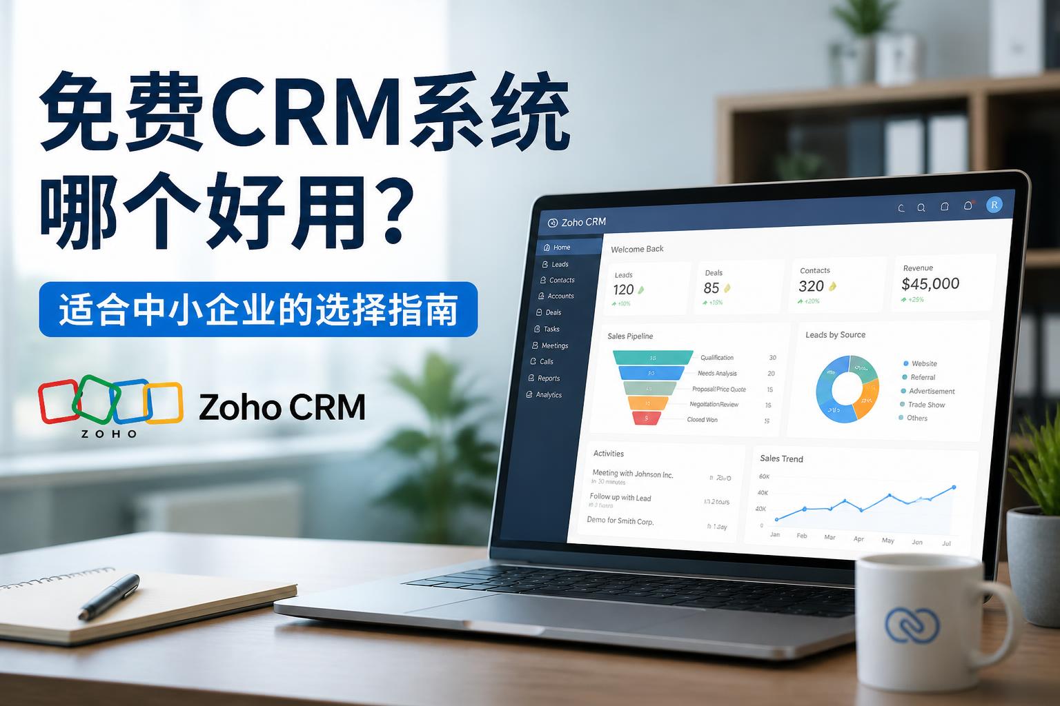 免费CRM系统哪个好用?适合中小企业的选择指南