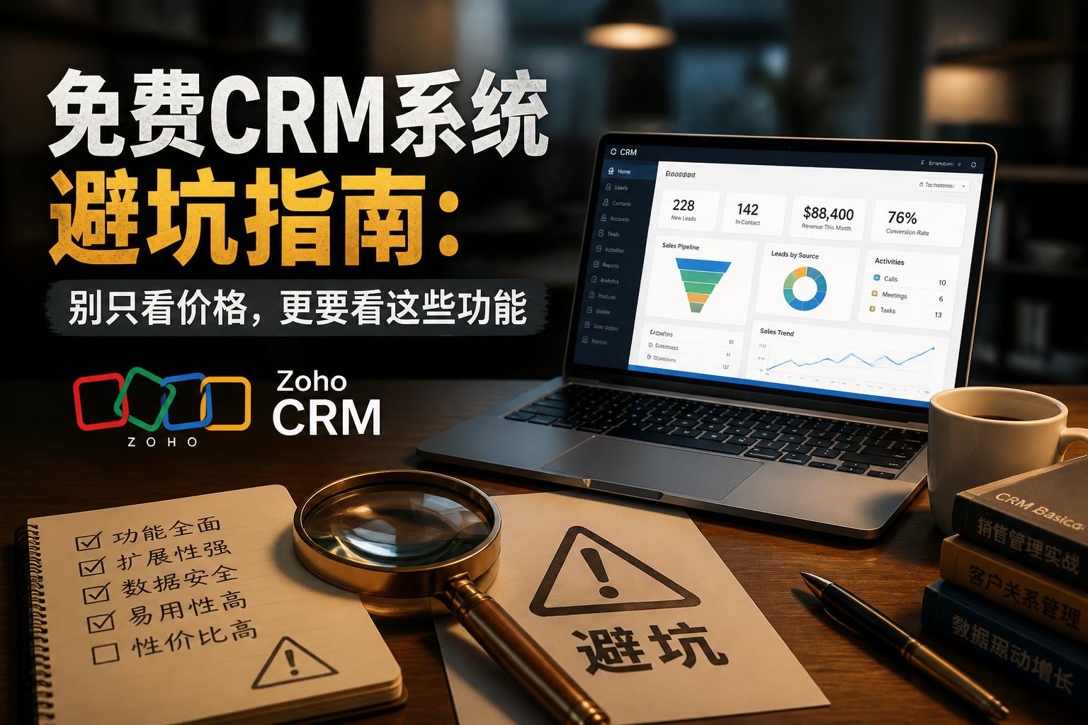 免费CRM系统避坑指南:别只看价格,更要看这些功能