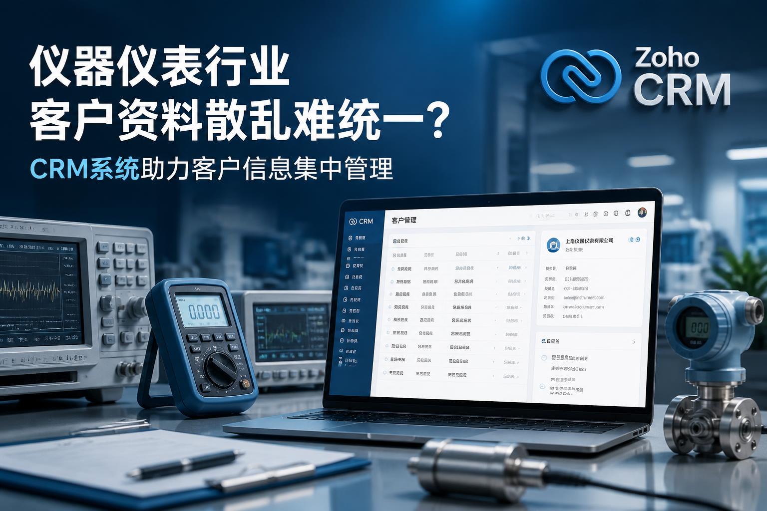 仪器仪表行业客户资料散乱难统一?CRM系统助力客户信息集中管理