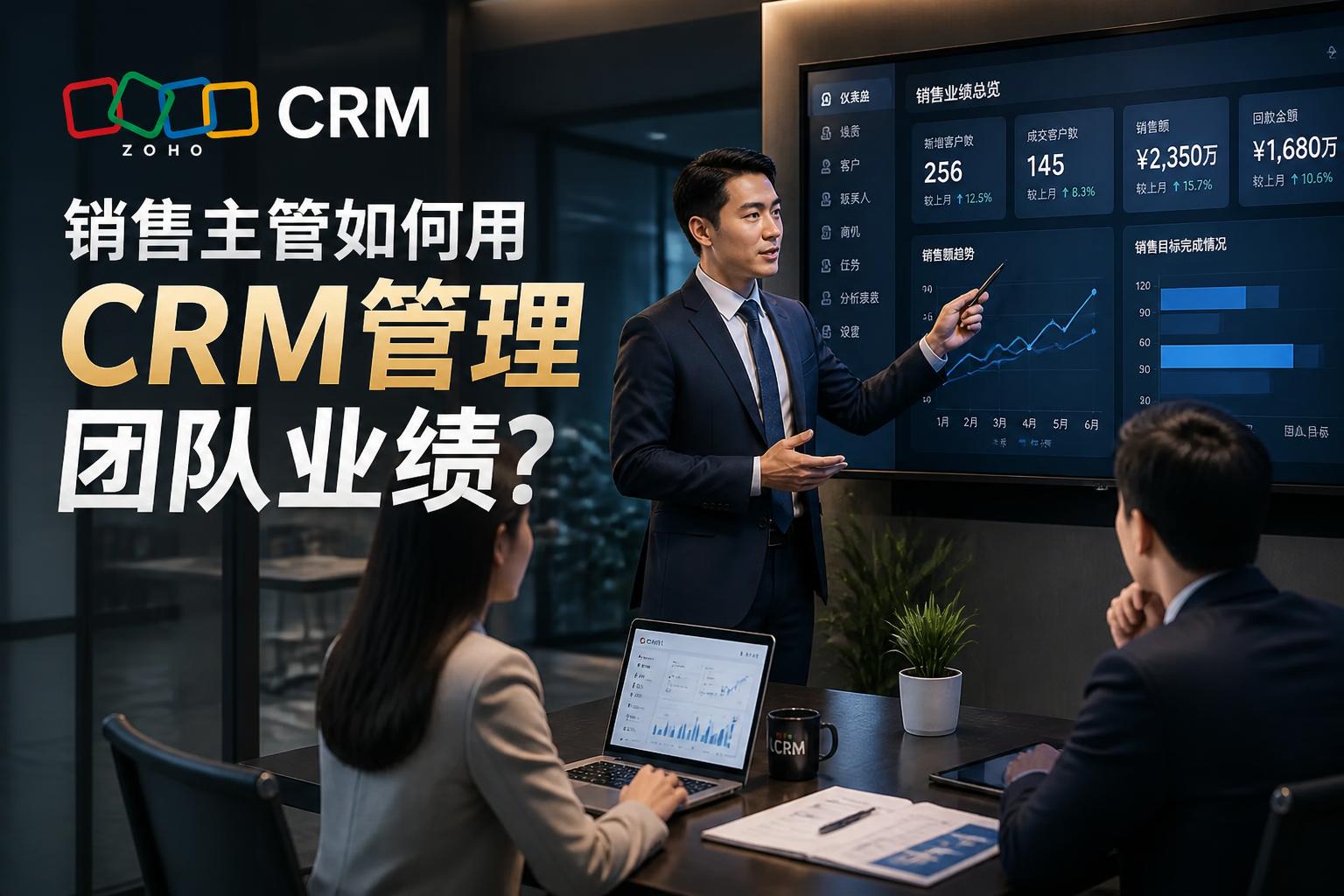 销售主管如何用CRM管理团队业绩?