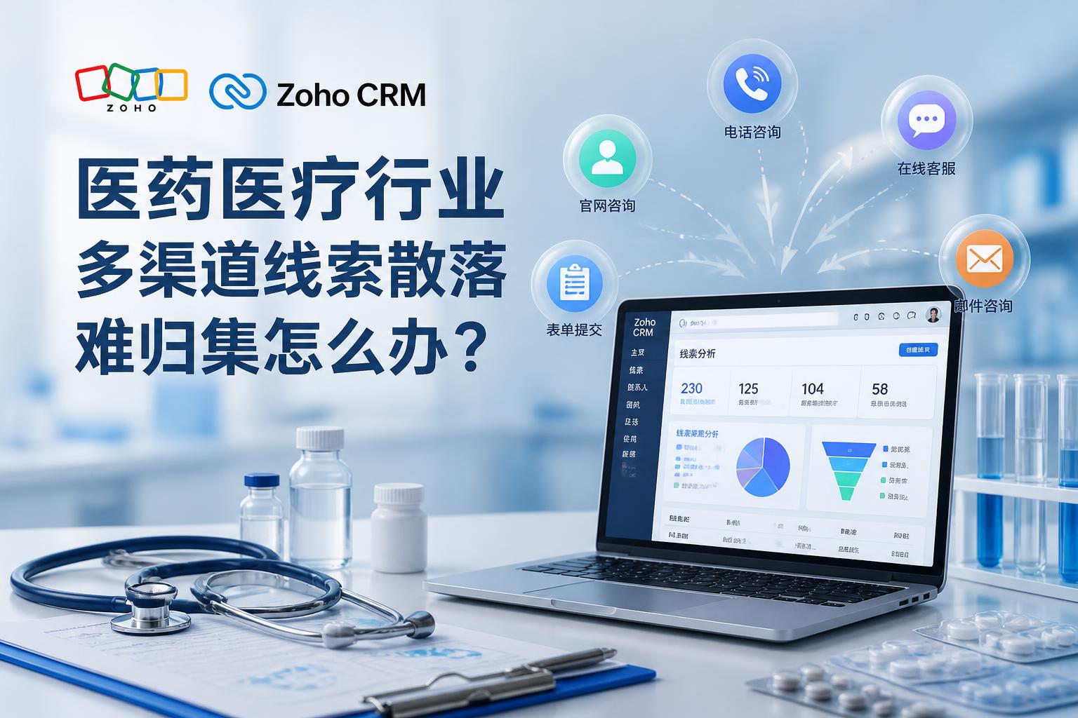 医药医疗行业多渠道线索散落难归集怎么办?