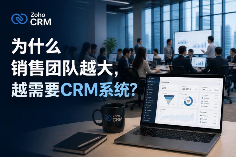 为什么销售团队越大,越需要CRM系统?