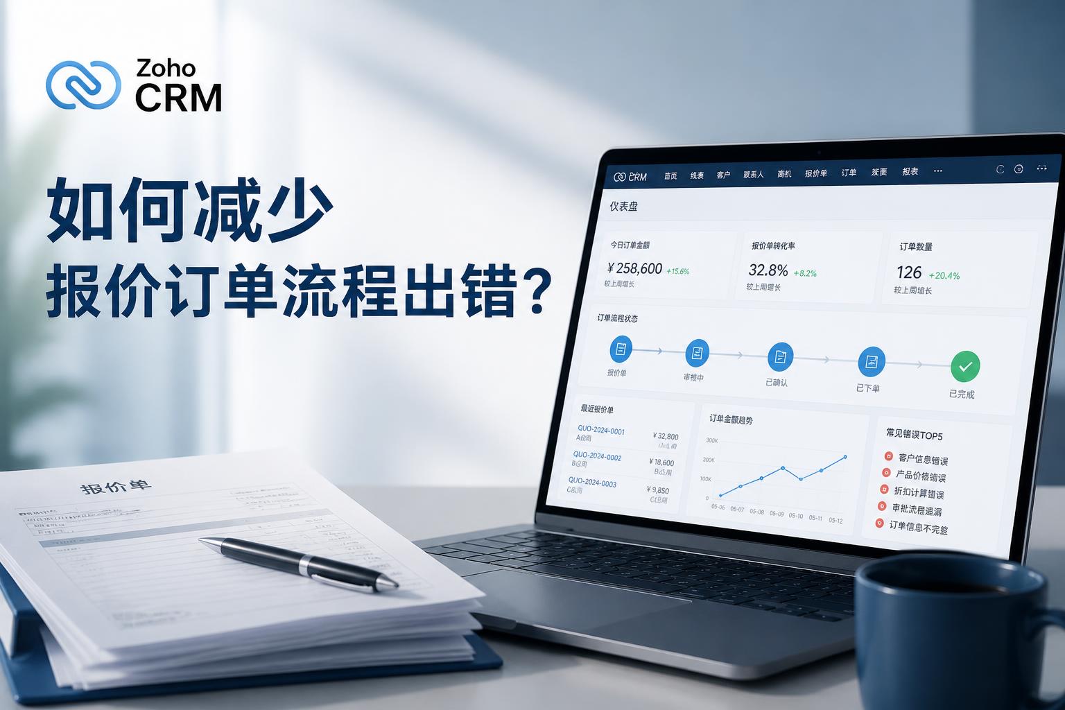 如何减少报价订单流程出错?