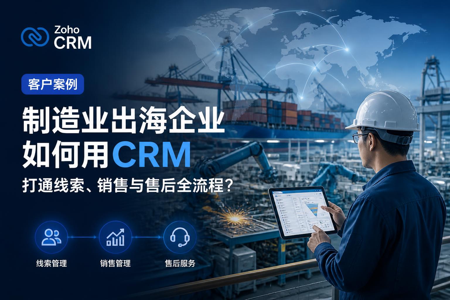 客户案例:制造业出海企业如何用CRM打通线索、销售与售后全流程?