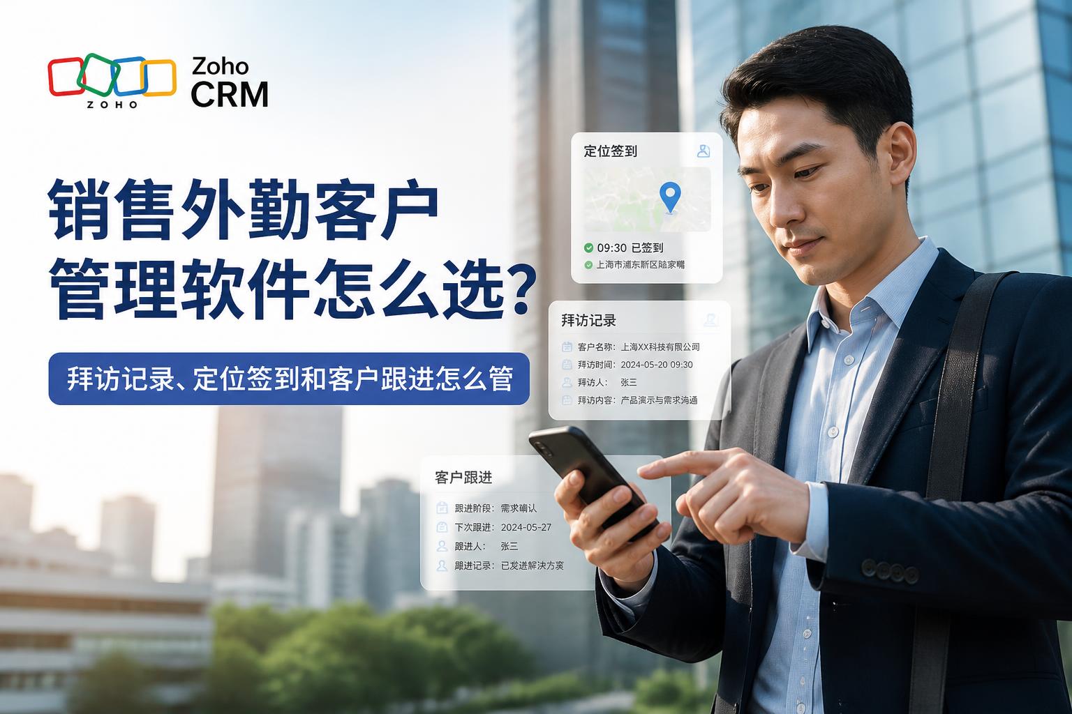 销售外勤客户管理软件怎么选?拜访记录、定位签到和客户跟进怎么管