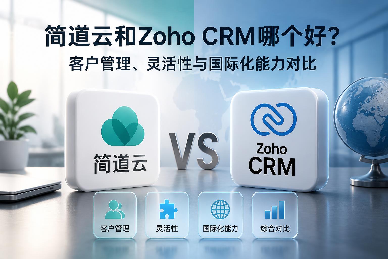简道云和Zoho CRM哪个好?客户管理、灵活性与国际化能力对比