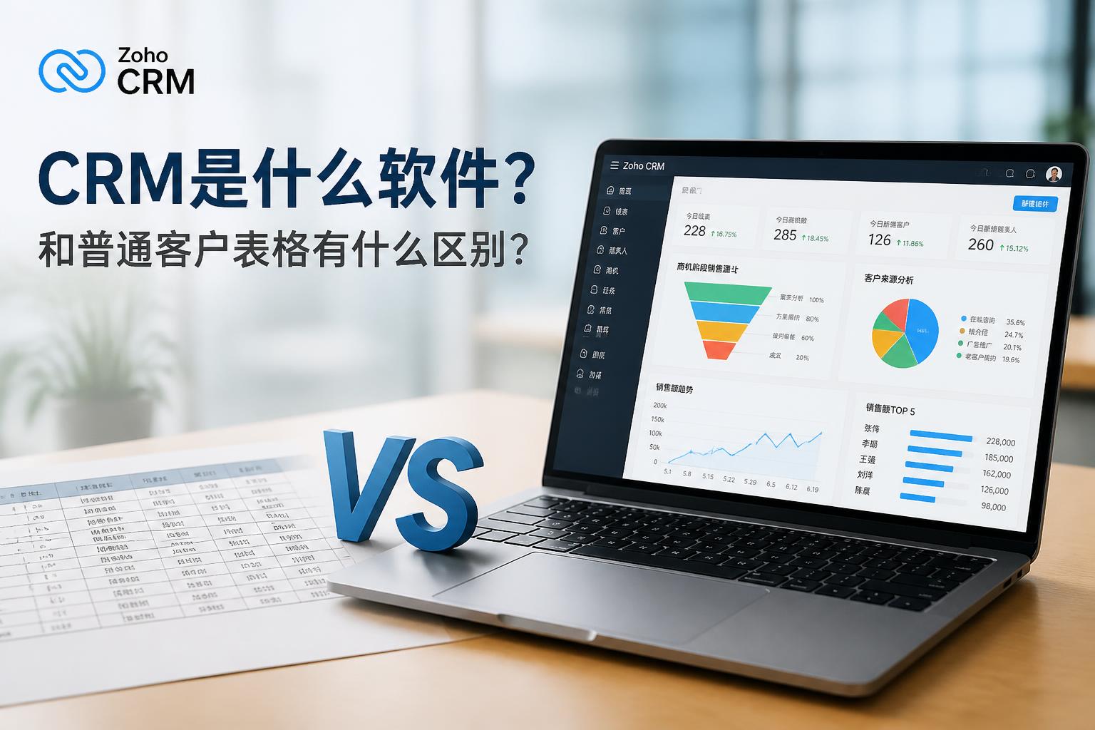 CRM是什么软件?和普通客户表格有什么区别?