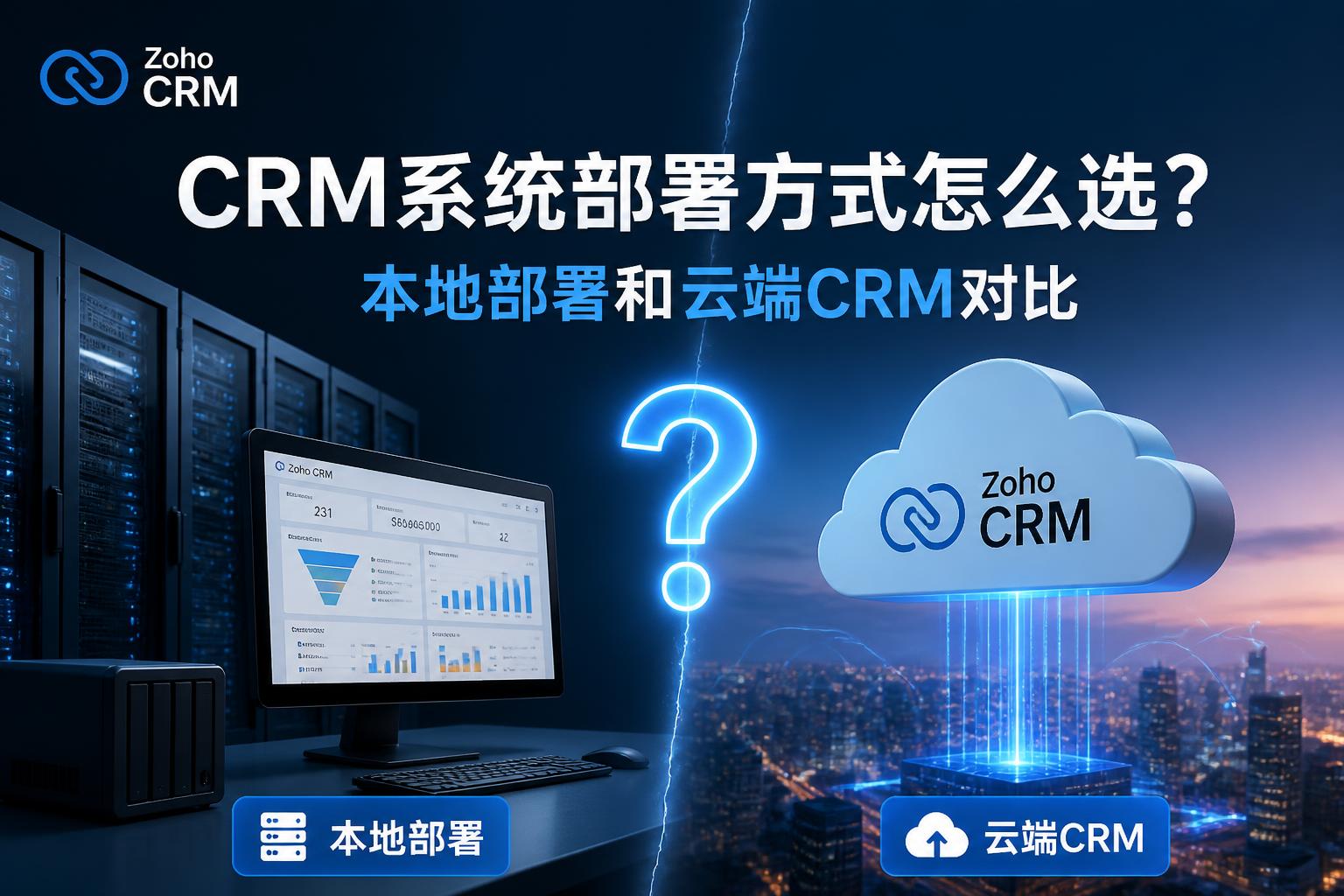 CRM系统部署方式怎么选?本地部署和云端CRM对比
