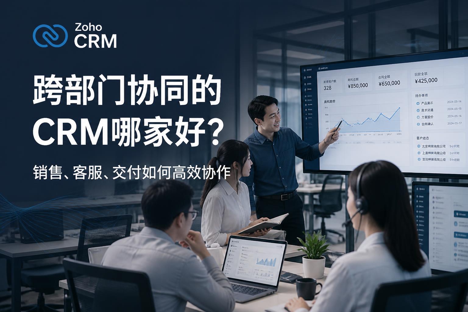 跨部门协同的CRM哪家好？销售、客服、交付如何高效协作