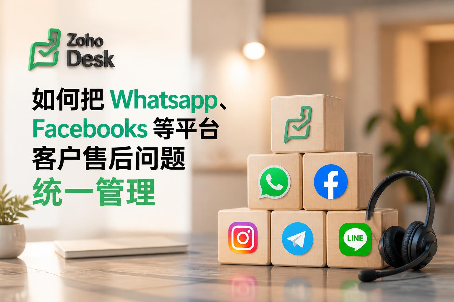 如何把Whatsapp、Facebooks等平台客户售后问题统一管理