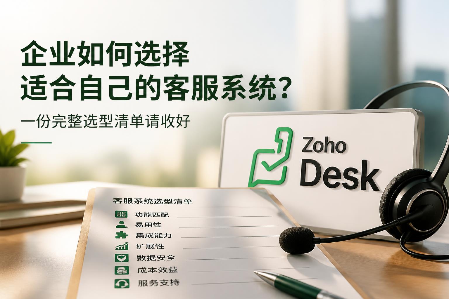 企业如何选择适合自己的客服系统?一份完整选型清单请收好